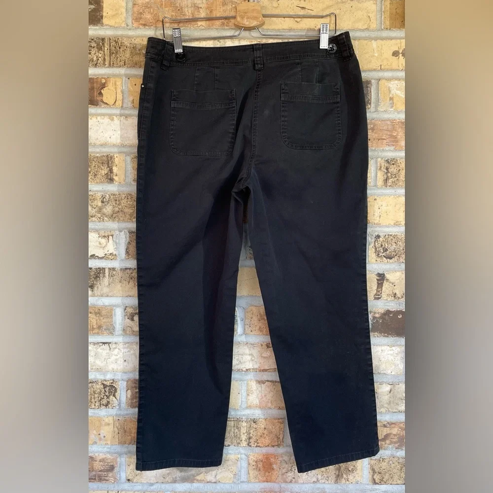5‎ for $25🔥Chico's Black Trouser Pants Size 1.5 (Size 10)